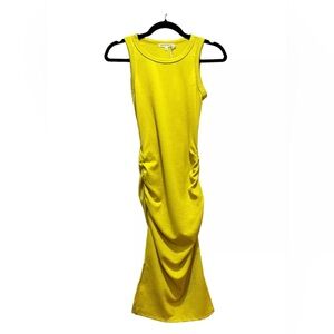 ANTISTAR Women's Bodycon Yellow‎ Dress Size Medium
